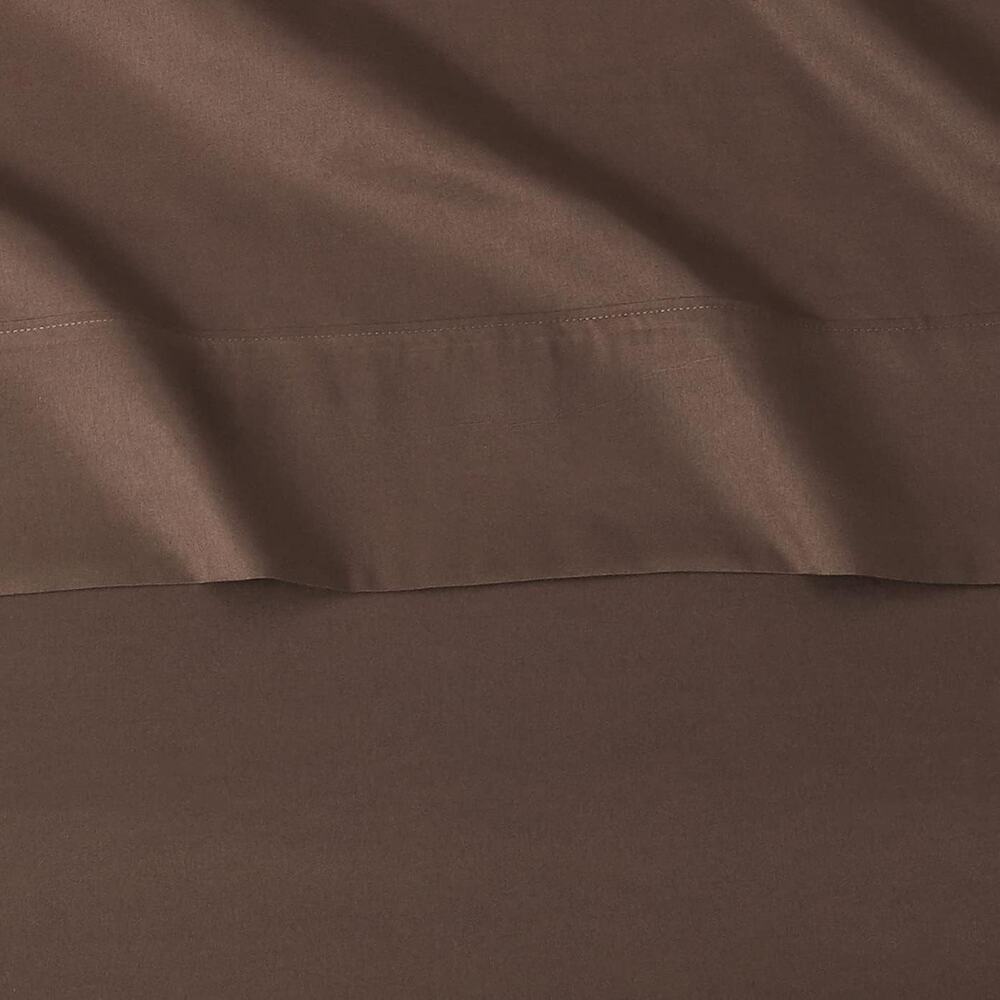 Amazon Basics Lightweight Microfiber Queen 3 Piece Bed Sheet Set Chocolate - Picture 4 of 6